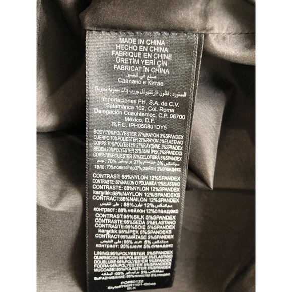 bebe Black Mesh Detailed Peplum Mini Dress - 4 - Picture 7 of 8